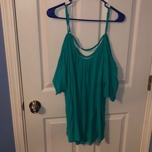 Torrid size 2x Strappy Back Cold shoulder top